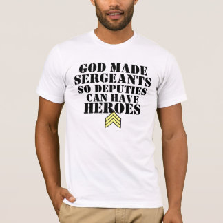 Camiseta Dios hizo a sargentos