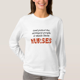 Camiseta Dios hizo enfermeras