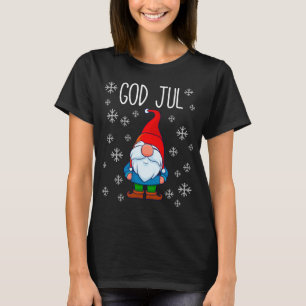 Camiseta Dios Jul, Tomte Gnome sueco, Escandinavia Merry
