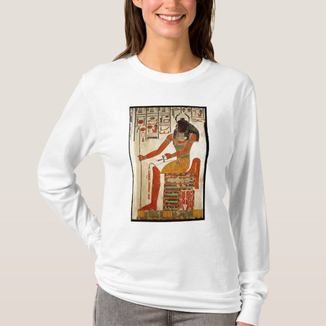 Camiseta Dios, Khepri, de la tumba de Nefertari (Anverso)
