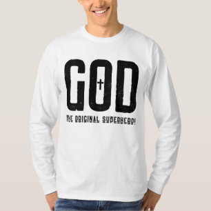 Camiseta Dios la eterna manga de la superheroína original d