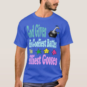 Camiseta Dios Le Da Su Batalla Más Goofista A Su Goo Mal