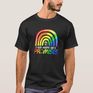 Camiseta Dios mantiene su promesa de la Biblia Cristiana Ar