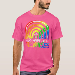 Camiseta Dios mantiene su promesa de la Biblia Cristiana Ar