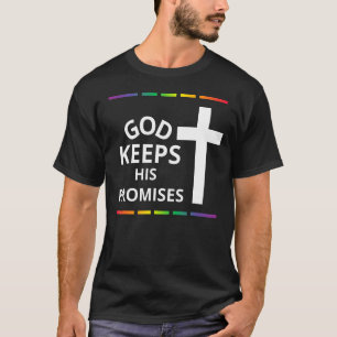 Camiseta Dios mantiene sus promesas: Arcoiris Religioso Jes
