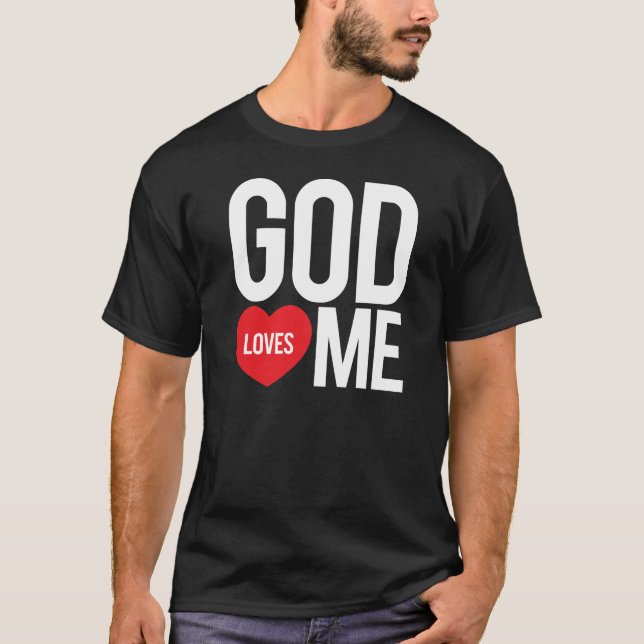 Camiseta Dios me ama (Anverso)