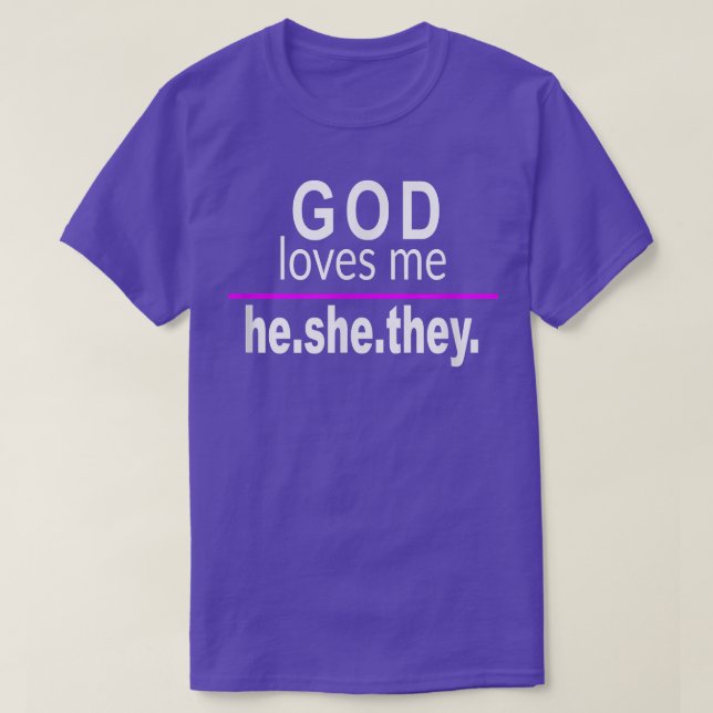 Camiseta Dios me ama (Diseño del anverso)