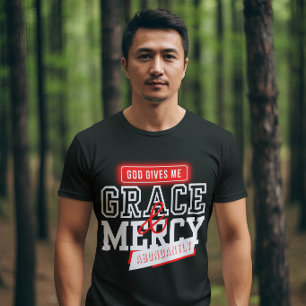 Camiseta Dios me da gracia - Oración de creyentes cristiano
