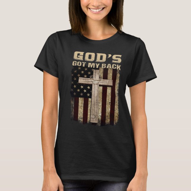 Camiseta Dios me dio la espalda (Anverso)