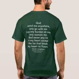 Camiseta Dios me envía dondequiera