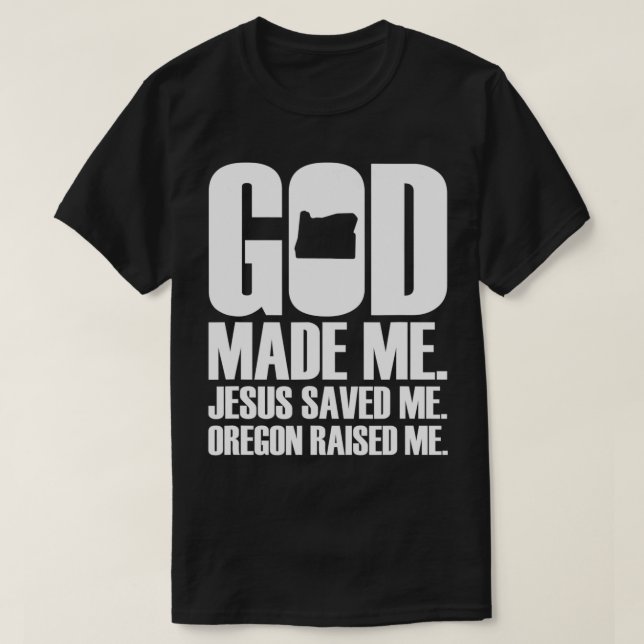 Camiseta Dios me hizo (Diseño del anverso)