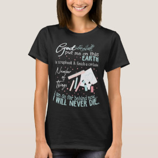 Camiseta Dios Me Puso En Este Libro De La Tierra Nunca Muri