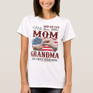 Camiseta Dios me regaló dos títulos mamá y Shirt