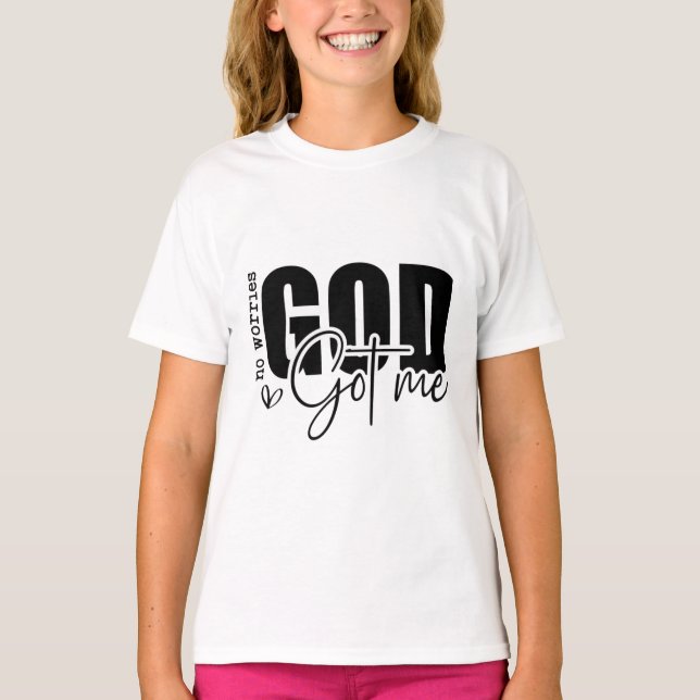 Camiseta Dios me tiene (Anverso)
