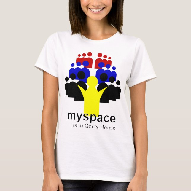 Camiseta Dios mi espacio (Anverso)
