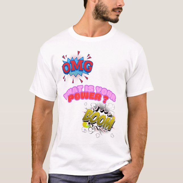 Camiseta ¡Dios mío, cuál es tu poder? (Anverso)