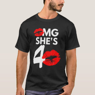 Camiseta Dios mío, es 40 cumpleaños, 40 años, 40 años.