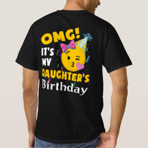 Camiseta Dios mío, es la Emoji de Guay de cumpleaños de mi