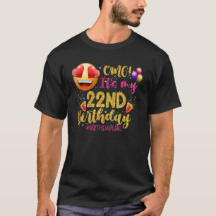 Camiseta Dios mío, es mi Chica de cumpleaños número 22 años
