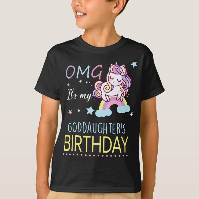 Camiseta Dios mío, es mi diosa hija de cumpleaños, linda ma (Anverso)