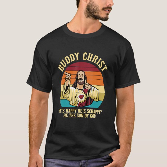 Camiseta Dios mío, está feliz de que sea feliz. (Anverso)