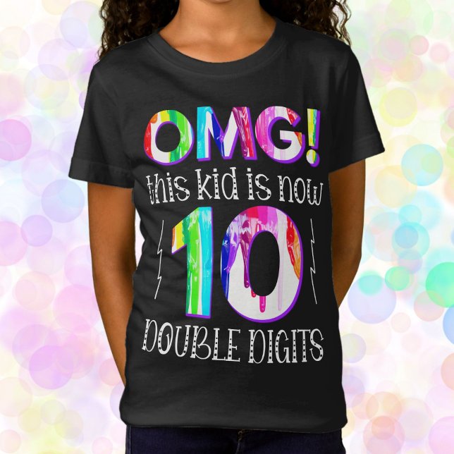 Camiseta ¡Dios mío! Este Niño Ahora Tiene 10 Dígitos Dobles (Subido por el creador)