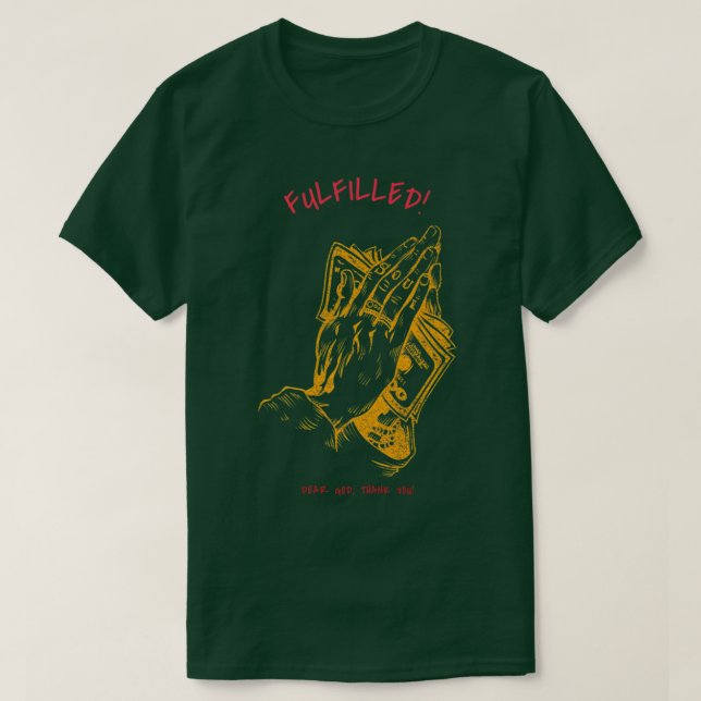 Camiseta Dios mío, gracias Premium (Diseño del anverso)