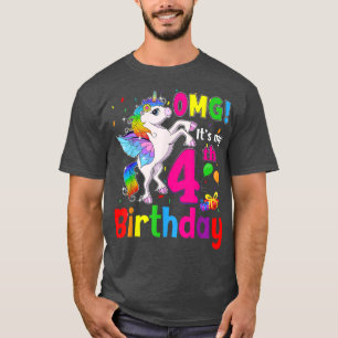 Camiseta Dios mío, son mis cuatro Chicas de cumpleaños Unic