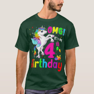 Camiseta Dios mío, son mis cuatro Chicas de cumpleaños Unic