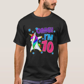 Camiseta ¡Dios mío! Soy el Chica de cumpleaños Dabbing Unic