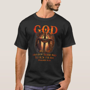 Camiseta Dios No Abandonará A Los Que Buscan Su Biblia