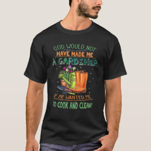 Camiseta Dios No Me Habría Hecho Un Jardín Cristiano Gi