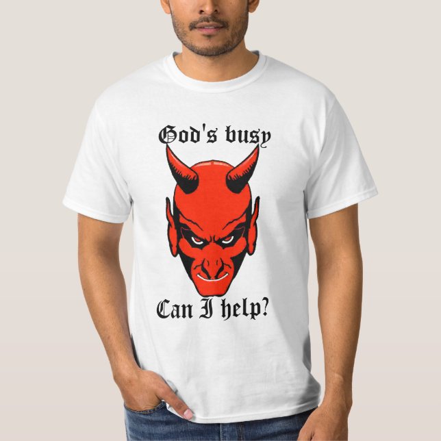 Camiseta Dios ocupado (Anverso)