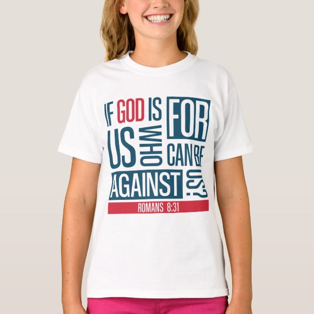 Camiseta Dios para nosotros (Anverso)