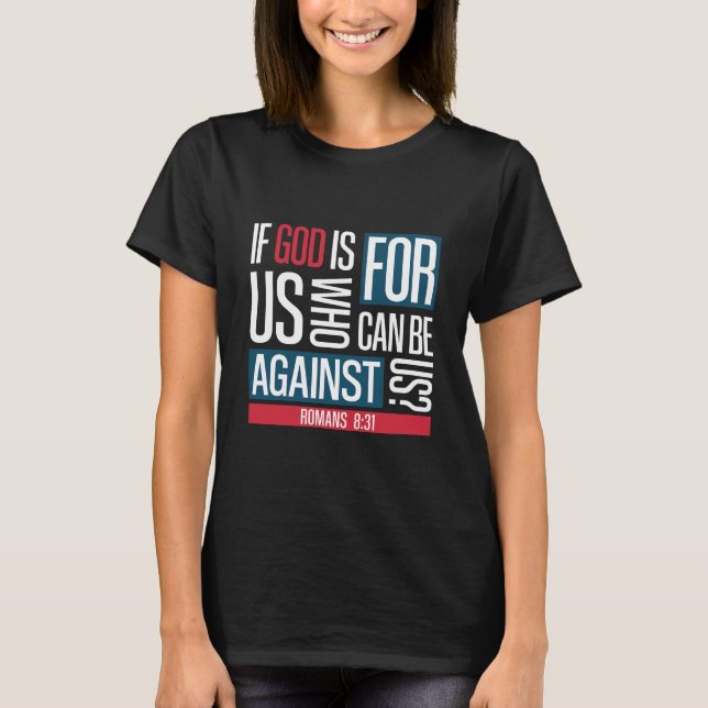 Camiseta Dios para nosotros (Anverso)
