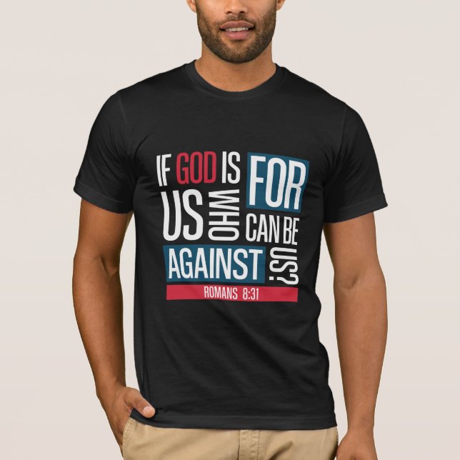 Camiseta Dios para nosotros (Anverso)