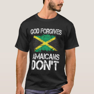 Camiseta Dios Perdona Jamaicanos No Saben De Chistes