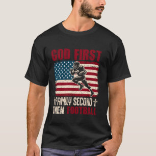Camiseta Dios Primero Familia Segundo Luego Fútbol Cristian