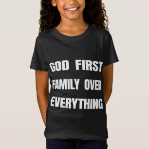 Camiseta Dios primero familia sobre todo Matthew 633