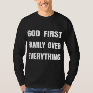 Camiseta Dios primero familia sobre todo Matthew 633