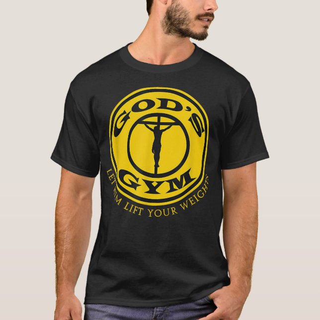 Camiseta DIOS RELIGIÓN DE GIMNASIO PARA SHIRT Cristo Jesús  (Anverso)