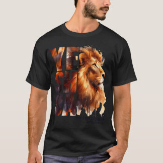 Camiseta Dios Religioso Cristiano Jesús Fe El León De