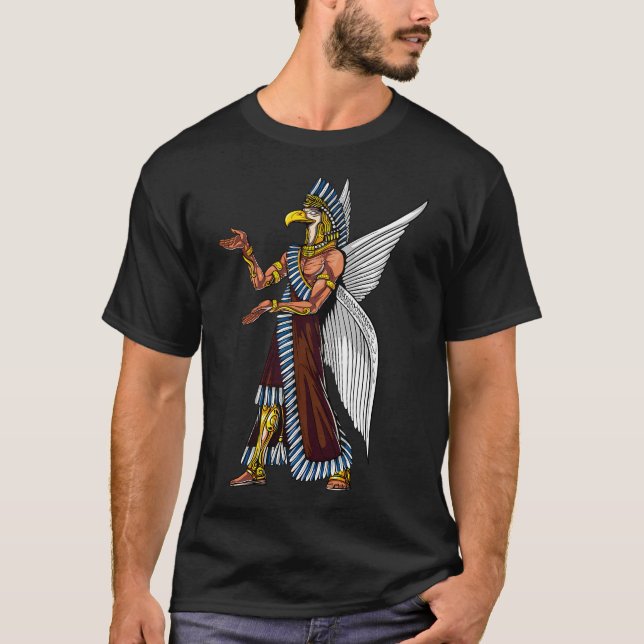 Camiseta Dios Reptiliano Sumero Anunnaki (Anverso)