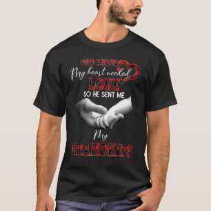 Camiseta Dios sabía que mi corazón necesitaba amor, así que