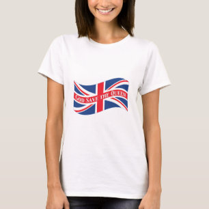Camiseta Dios salve a la Reina con Union Jack