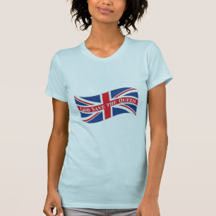 Camiseta Dios salve a la Reina con Union Jack