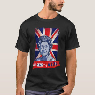 Camiseta Dios Salve A La Reina De Inglaterra Patriótico Bri