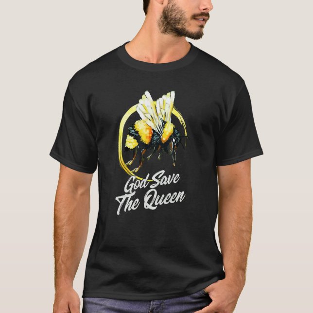 Camiseta Dios Salve A Las Abejas El Api Apiario De Miel (Anverso)