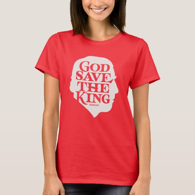 Camiseta Dios salve al Rey (Anverso)