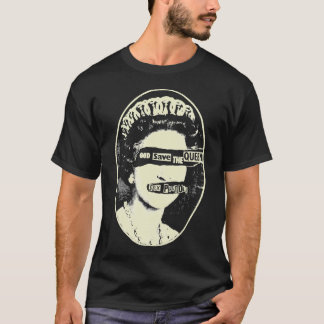 Camiseta dios salve la reina retro punk vintage rock Classi